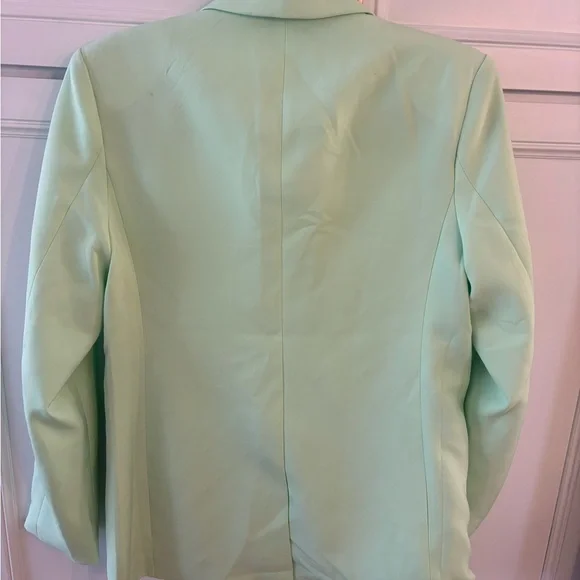 Endless Rose Mint Green Single Button Blazer Size M - Picture 3 of 4